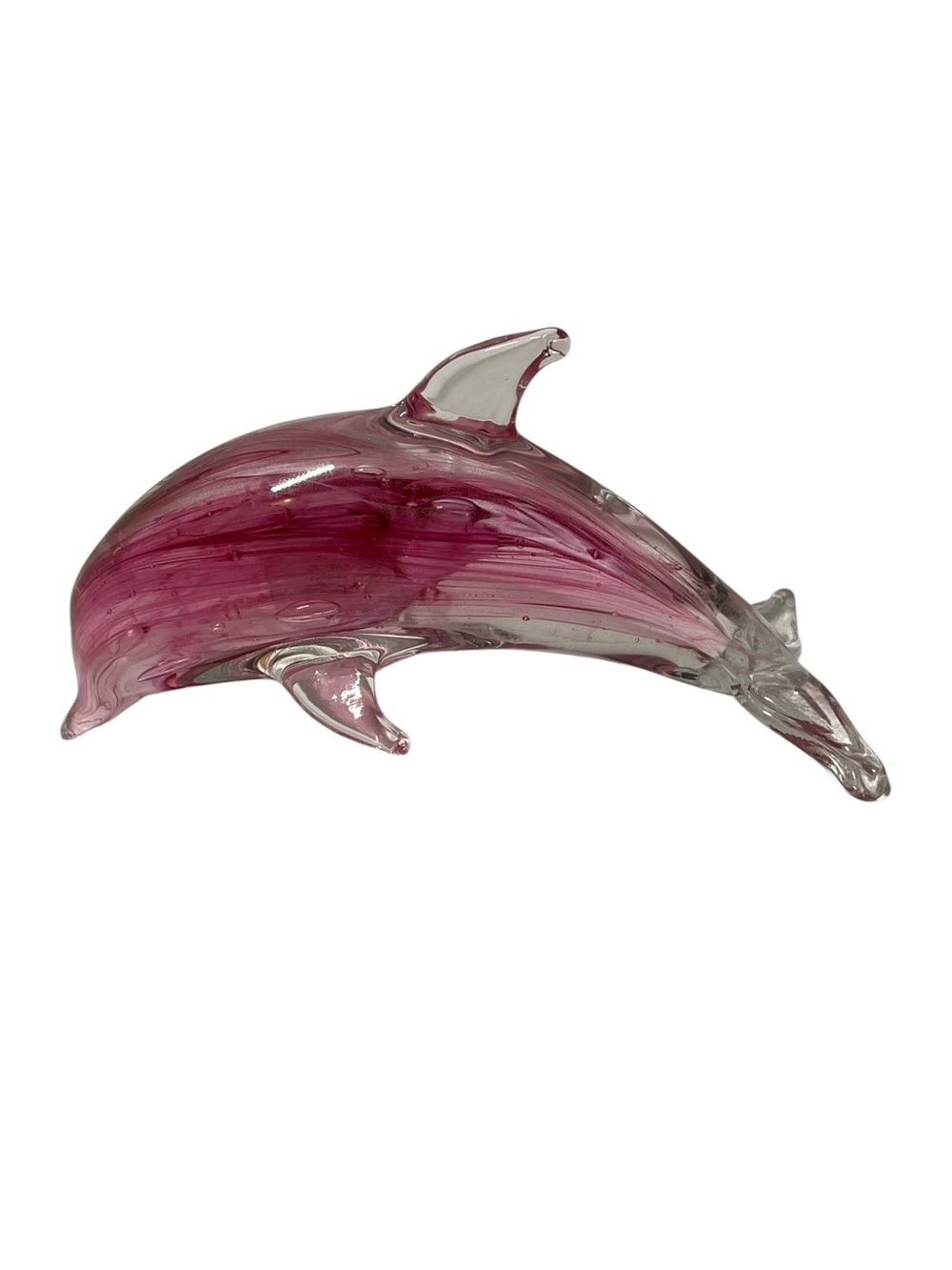 Dynasty Gallery Handblown Pink and Clear Glass Dolphin Figurine
GLOW IN THE DARK